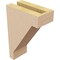 Ekena Millwork 3"W x 6"D x 9"H Classic Burlington Rough Cedar Woodgrain TimberThane Corbel, Primed Tan CORUR03X06X09BURRCPR - alternate 2